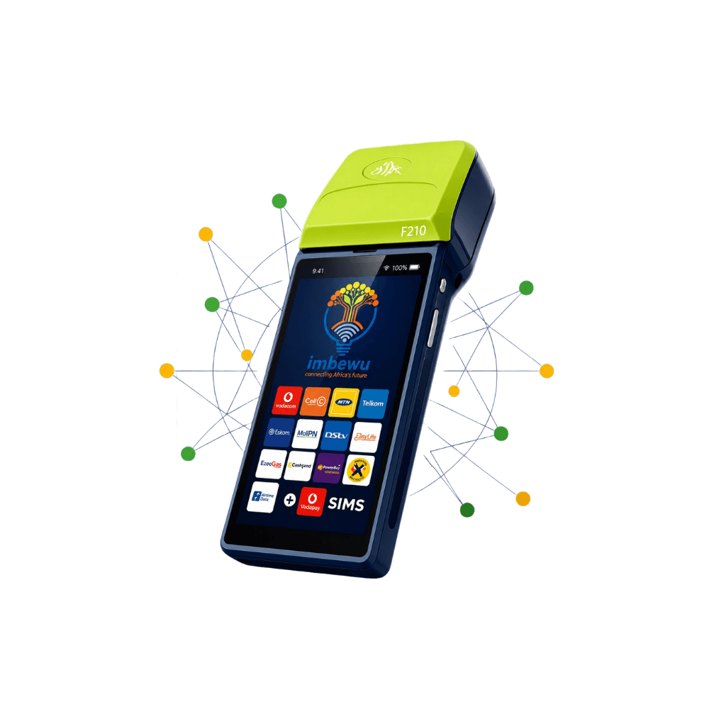 Imbewu-branded payment terminal